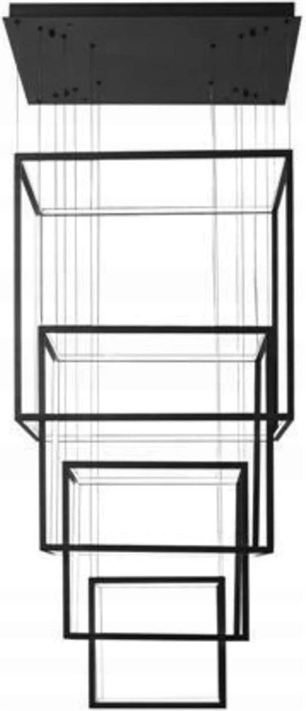 Led Závesné svietidlo AZzardo Opera XL black AZ3139 329W 19740lm 3000K IP20