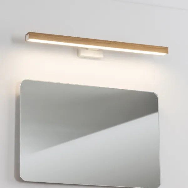 Brilagi-LED Kúpeľňové osvetlenie zrkadla WOODY MIRROR LED/12W/230V IP44 dub/biela