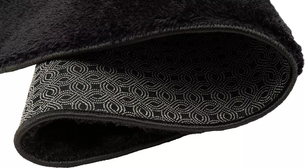 TA Koberec 9000 ČIERNA OBJÍMACIA GUĽA Rozmer: 240x240 cm