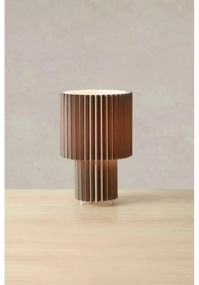 Sivá stolová lampa s textilným tienidlom (výška 32 cm) Catis – Markslöjd