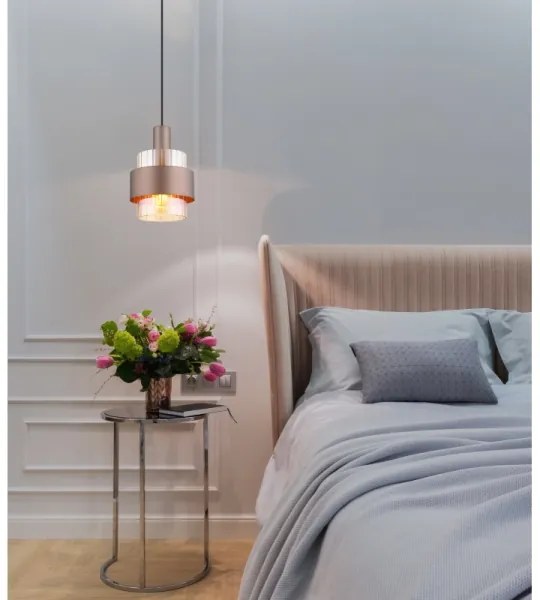 Globo 15560HA - Závesný luster na lane MILLEY 1xE27/60W/230V