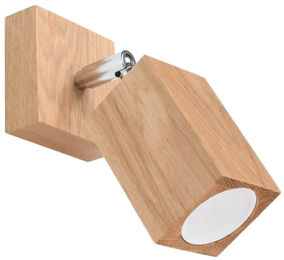 Sollux SL.1035 - Nástenné bodové svietidlo KEKE 1xGU10/40W/230V dub