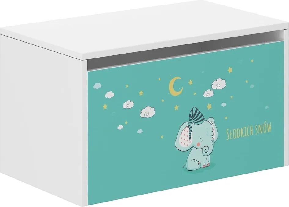 Wooden Toys KONTAJNER NA HRAČKY SLONÍK