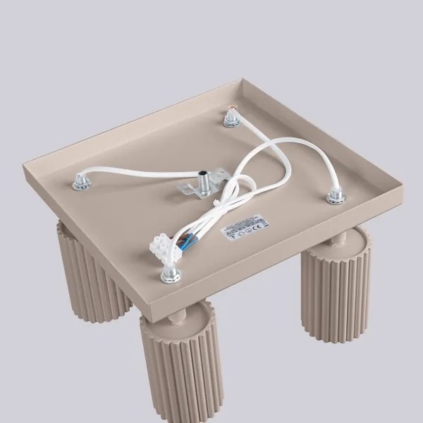 Brilagi - LED bodové svietidlo CRESTO 4xGU10/10W/230V taupe
