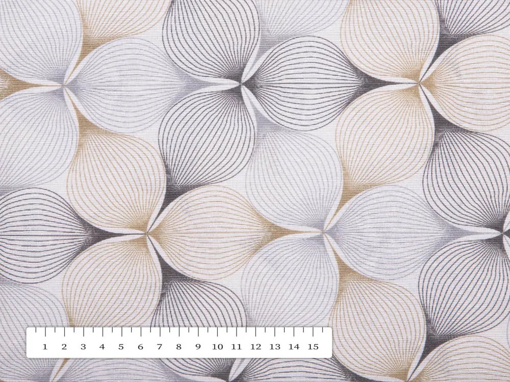 Biante Dekoračný obdĺžnikový obrus PML-031 Designové geometrické obrazce na bielom 80x120 cm