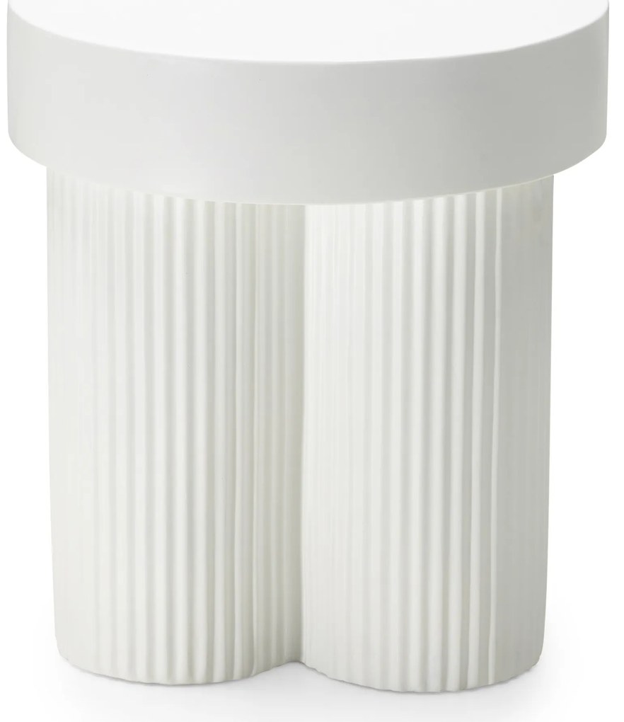 Odkládací stolek Salerno 45 cm bílý