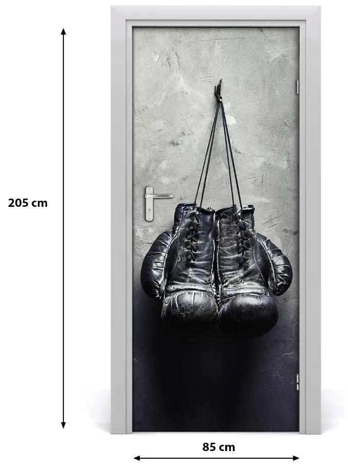 Fototapeta samolepiace dvere boxerské rukavice 85x205 cm