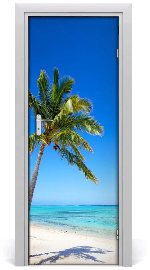 Fototapeta na dvere tropická pláž 75x205cm