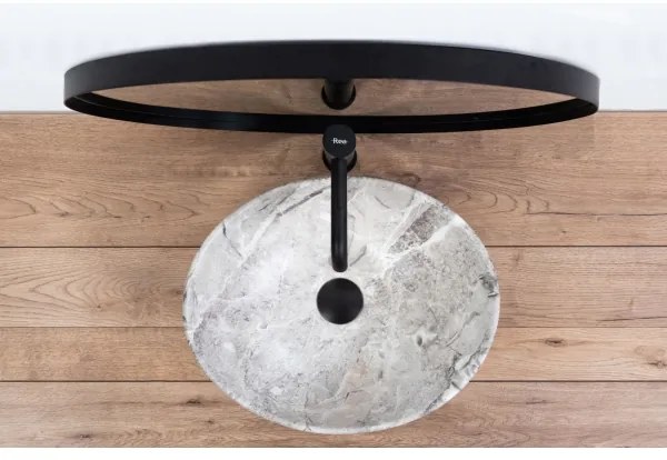 REA-U9908 - Umývadlo na dosku SOFIA 34,5 × 41 cm keramika/imitácia kameňa