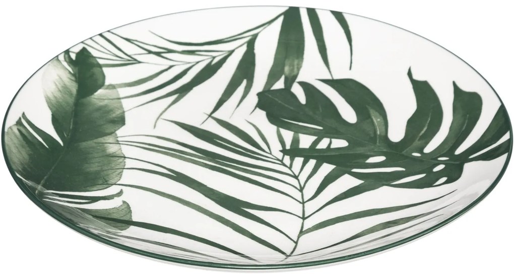 Secret de Gourmet Porcelánový dezertný tanier Leafs, (fi) 19 cm, listy, sada 6ks