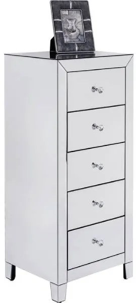 Luxury L zrkadlová komoda