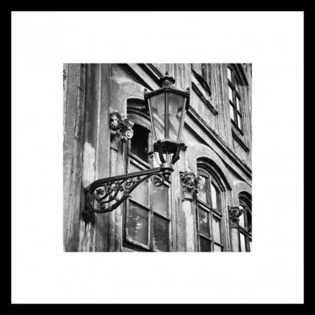 B&amp;W rámovaný obraz 50x50