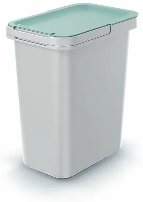 Odpadkový kôš SYSTEMA set, popolavo šedý objem 4 x 12l