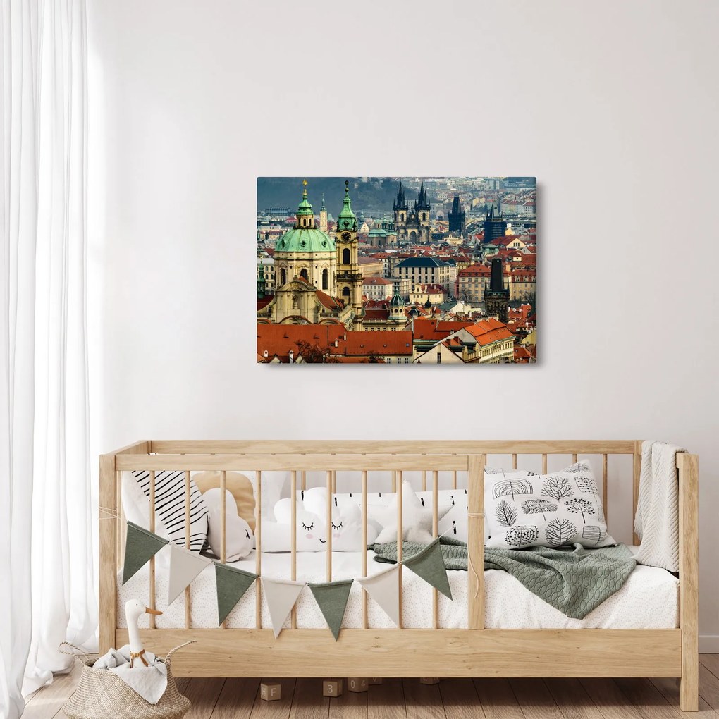 Obraz - Panorama Prahy (90x60 cm)