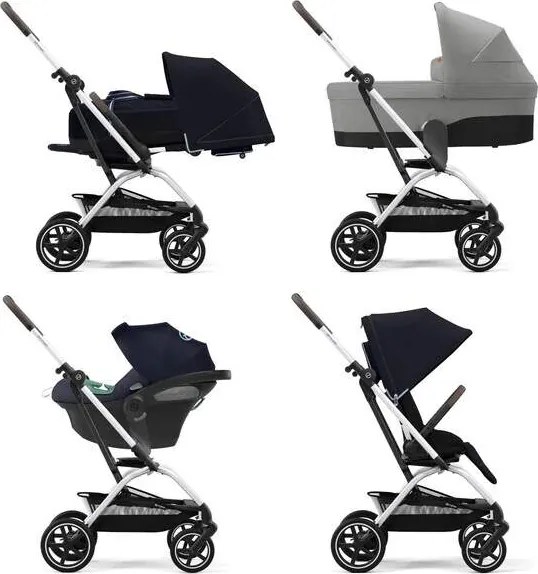 Cybex športový kočík Eezy S Twist+ 2 SILVER ocean blue