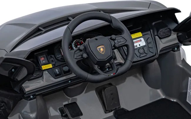 Elektrické autíčko Lamborghini Revuelto XL STRONG sivé
