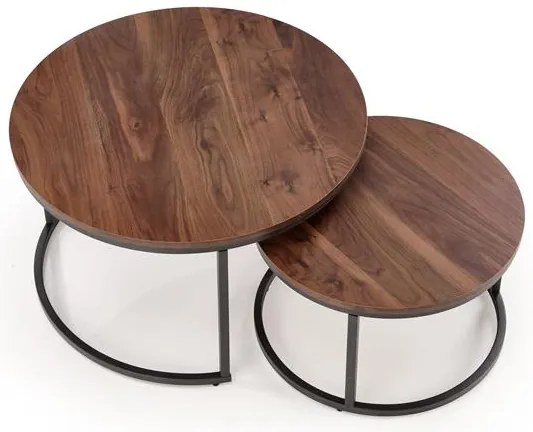 KONFERENČNÝ STOLÍK DAVINO ORECH + ČIERNY