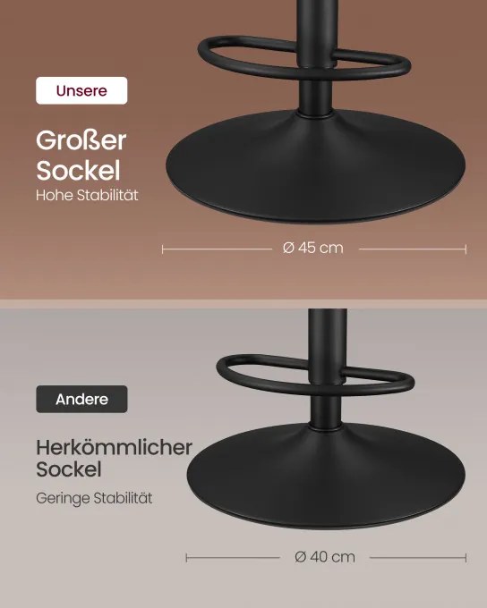 Set dvoch barových stoličiek LJB095K01