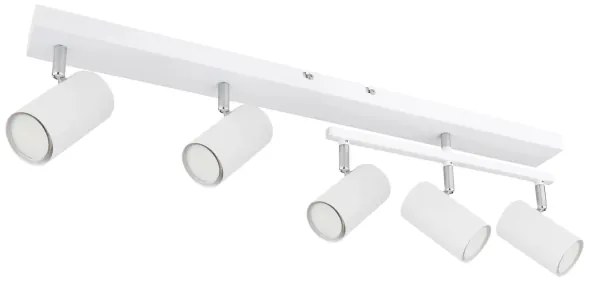 Globo 57911-5W - Bodové svietidlo ROBBY 5xGU10/35W/230V biela