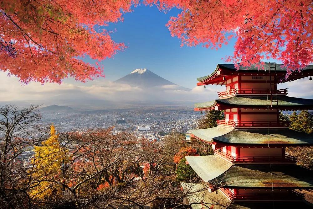 Samolepiaca fototapeta jeseň v Japonsku