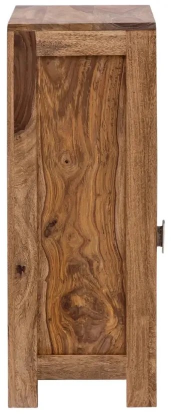 furniture-nabytek.cz - Masívna skrinka do kúpeľne Lagos z palisandru, lakovaná, hnedá – 46×30×80 cm