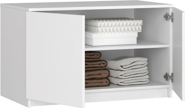 Nadstavec na skriňu S 90 biely 2D