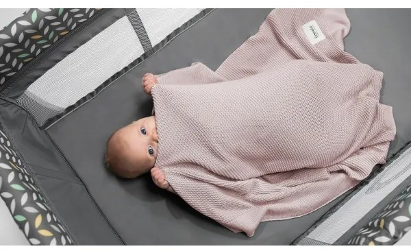 Lionelo - Detská bambusová deka BAMBOO BLANKET 75x100 cm béžovo-piesková