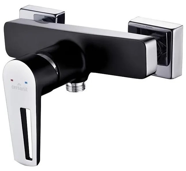 Cersanit S951-034 - Sprchová batéria MILLE čierna/lesklý chróm