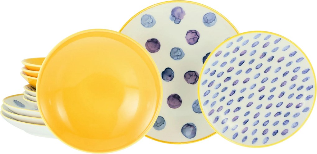 XXXLutz JEDÁLENSKÝ SERVIS Maisie 12-dielne Creatable - Online Only bytové doplnky - 007768056802