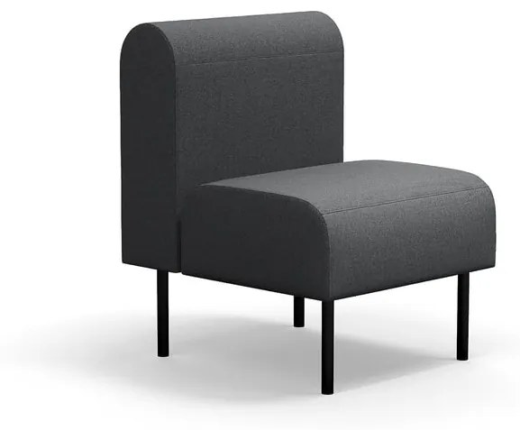 Modulárna pohovka VARIETY, 1 miestna, látka Blues CSII, antracit