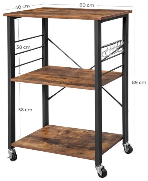 TRENDIE Stolík na kolieskach Andy