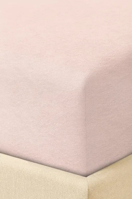 Froté plachta FROTTE púdrová Rozmer: 80x160x15 cm