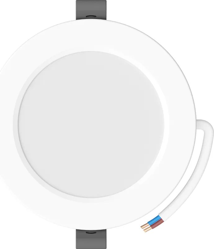 Mexen LDRR, LED stropné svietidlo na zapustenie, priemer 12 cm, 6W, neutrálna - 4000K, 600 lm, biela - L210-012-0640-20