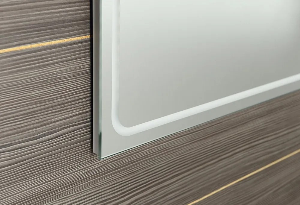 Sapho Sapho, GEMINI LED podsvietené zrkadlo 900x900mm, GM092