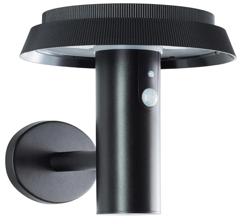 Brilliant - LED Solárne nástenné svietidlo so senzorom ALVERO LED/4W/3,7V IP44