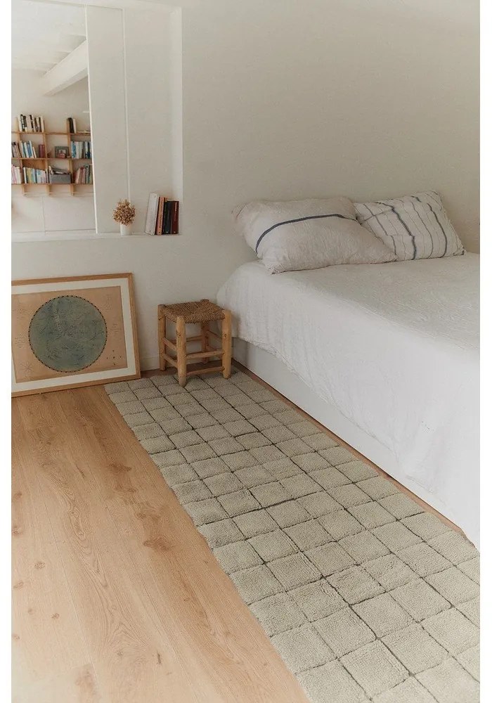 Béžový ručne tkaný vlnený koberec 170x240 cm Mosaic Sandstone – Lorena Canals