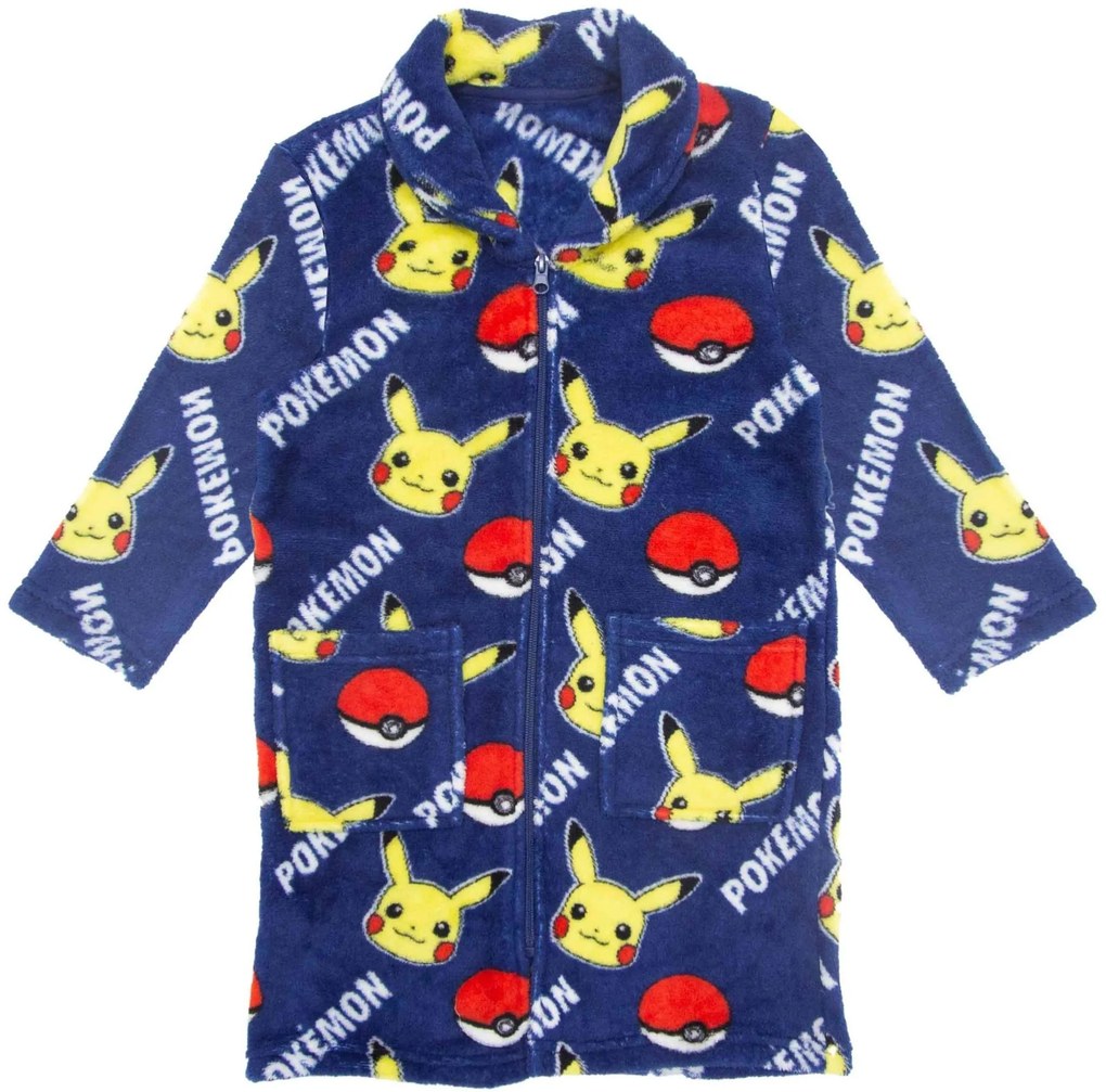Detský coral fleece župan Pokémon, EU 140