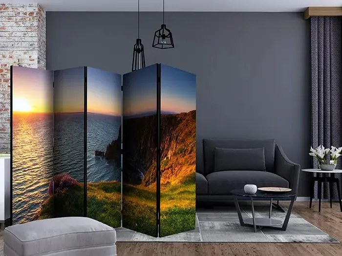 Paraván - Sunset: Cliffs of Moher, Ireland II [Room Dividers]