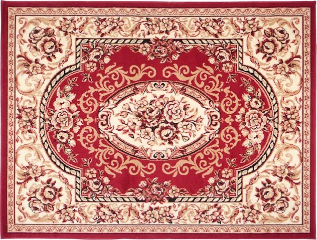 TA Koberec F739A ČERVENÝ ATLAS PP Rozmer: 160x230 cm