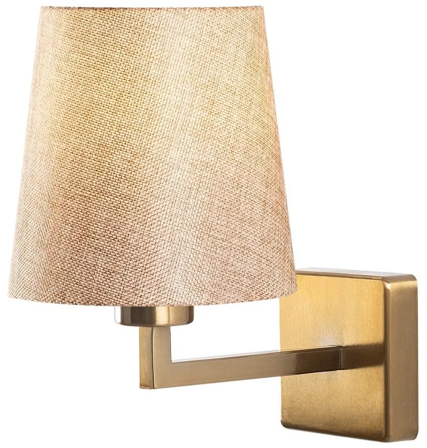 Nástenné svietidlo v béžovo-zlatej farbe ø 18 cm Profil – Opviq lights