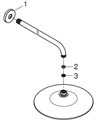 GROHE 26459000 - Sprchová hlavica EUPHORIA 260 380 mm lesklý chróm