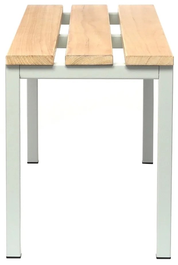 Lavica do šatne 100 x 35 x 45 cm, sivá - ral 7035