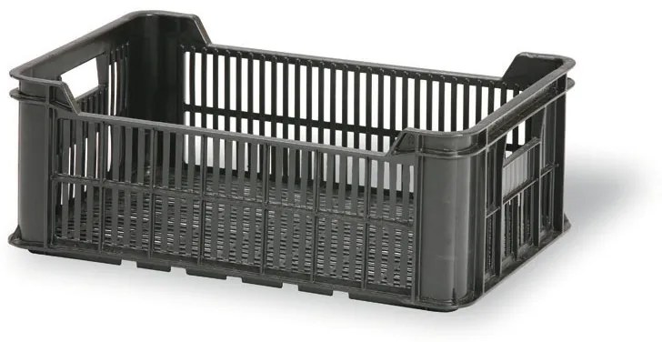 Plastové prepravky na zeleninu a ovocie, OZS 30-15, 600 x 400 x 220 mm