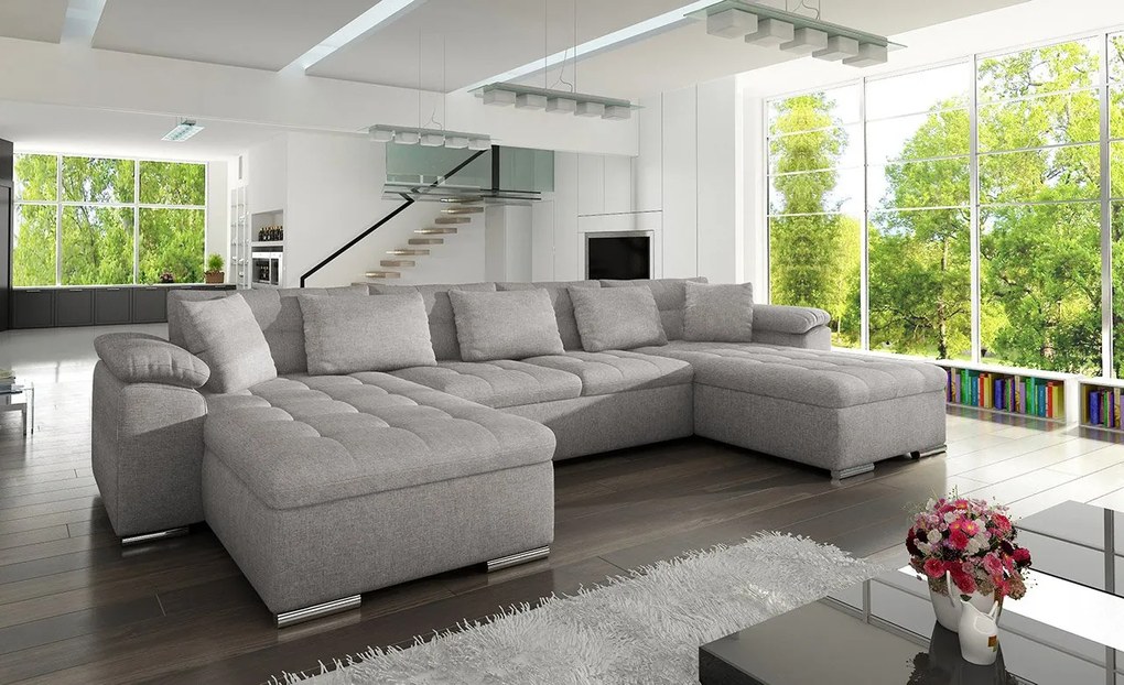 Rohová sedacia súprava Wicenza, Dostupné poťahy: ekokoža Soft 011 + Lux 06