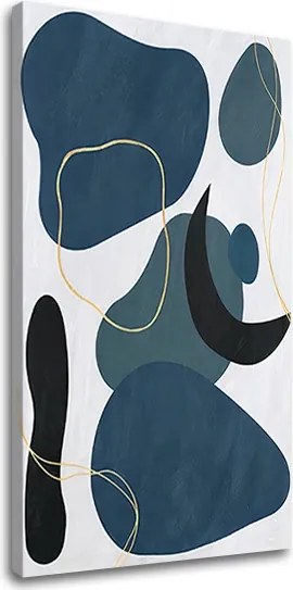 Obraz na plátne TYRKYSOVÝ ABSTRAKT 002