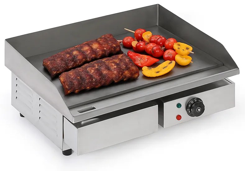 Profesionálna stolná elektrická grilovacia doska, 3000 W