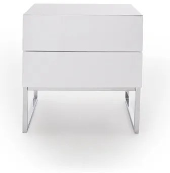 Nočný stolík ROCKY biely