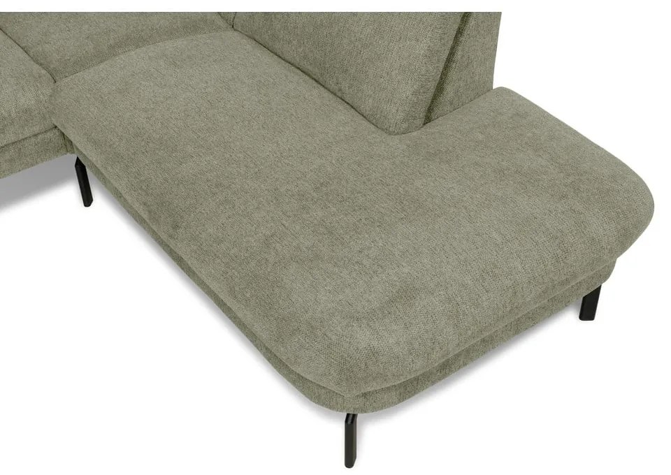 Svetlozelená rohová pohovka (pravý roh) Gomero – Scandic