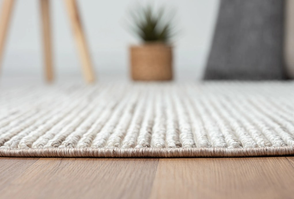 Kusový koberec Ava CA20006 hellgrau kruh, 120x120 (priemer) kruh, šedá, chodba / predsieň, My Flair