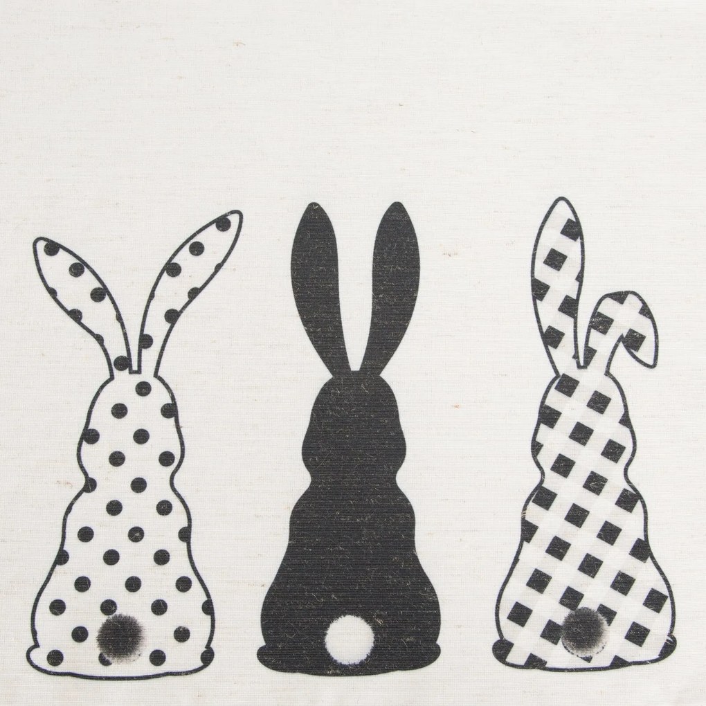 VEĽKONOČNÝ OBRUS EASTER04 85X85 CM VZOROVANÝ